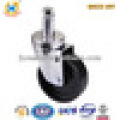 High Quality 4-inch Medium Duty Round Stem Swivel Caster with PP Wheel